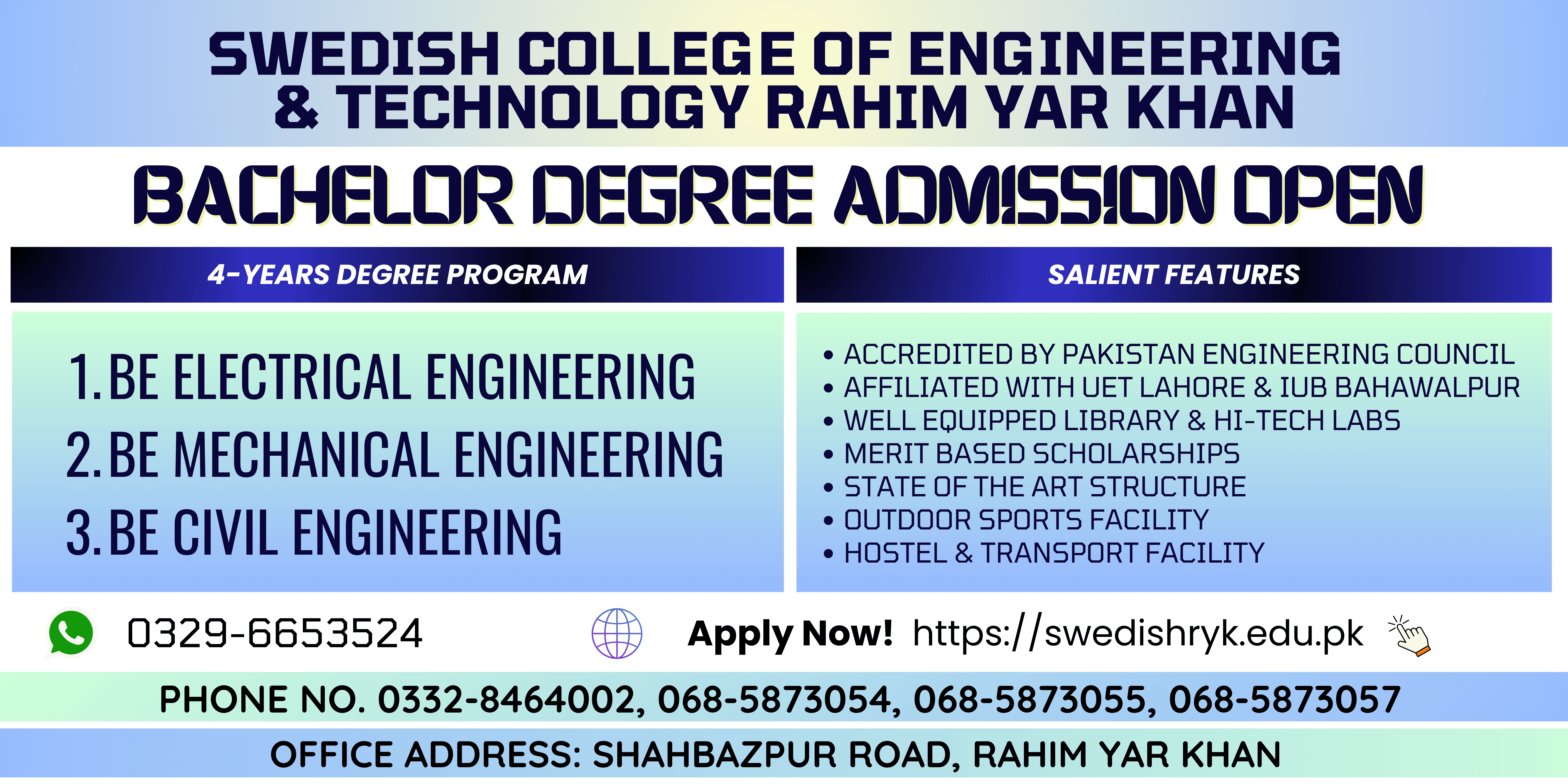 Admissions